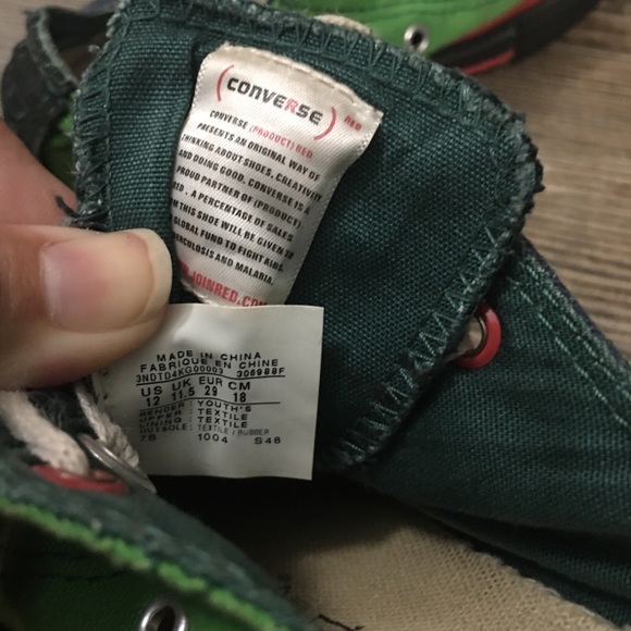 Little boys converse size 12 - Picture 3 of 5